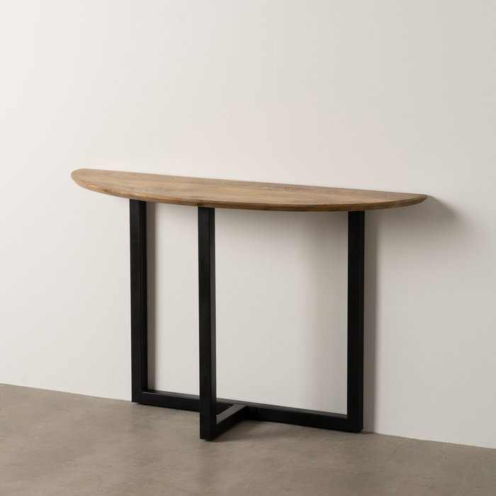 Consola Miel Madera de Mango Decoración 120 X 35 X 76 cm Consola Miel Madera de Mango Decoración 120 X 35 X 76 cm