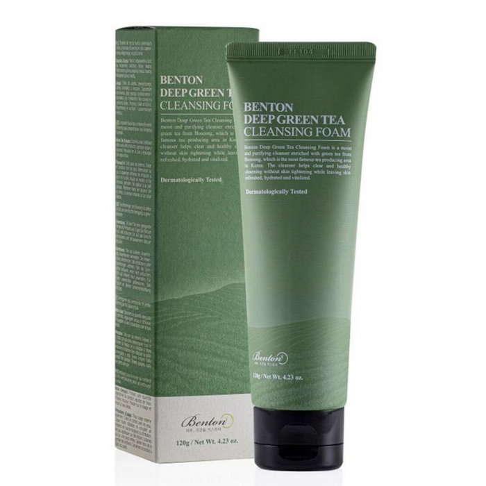 Benton Deep Green Tea Cleansing Foam 120 g