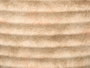 Giftdecor Lámpara Envejecida Redonda Rayas Horizontales 33 cm - Marrón Cerámica y Tela (Set de 6)
