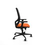 PIQUERAS Y CRESPO Silla de oficina Cilanco con mecanismo Sincro/Traslack, Naranja y Negro