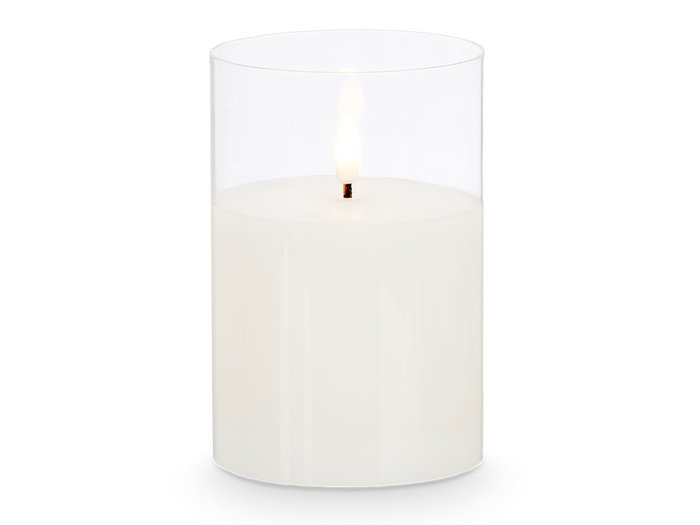 Giftdecor Vela Led Vaso Cristal 15x9.8x9.8 cm (Ancho x Alto x Largo) Blanco Transparente Cera Pila AA No Incluida (Set de 15) Giftdecor Vela Led Vaso Cristal 15x9.8x9.8 cm (Ancho x Alto x Largo) Blanco Transparente Cera Pila AA No Incluida (Set de 15)