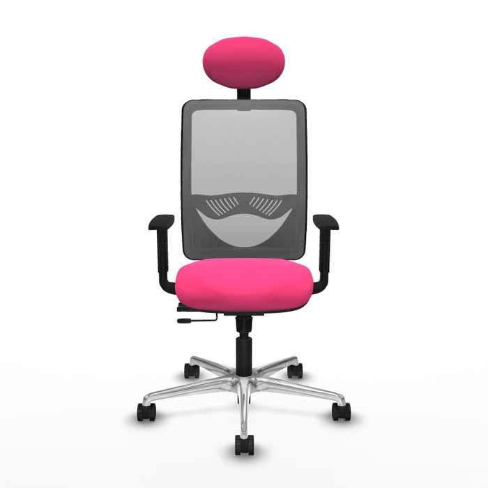 PIQUERAS Y CRESPO Silla de oficina Zulema Rosa con mecanismo Sincro/Traslack PIQUERAS Y CRESPO Silla de oficina Zulema Rosa con mecanismo Sincro/Traslack