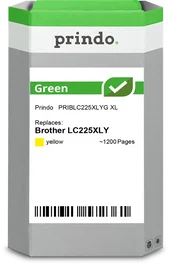 Prindo Cartucho de Tinta Amarillo Green XL PRIBLC225XLYG