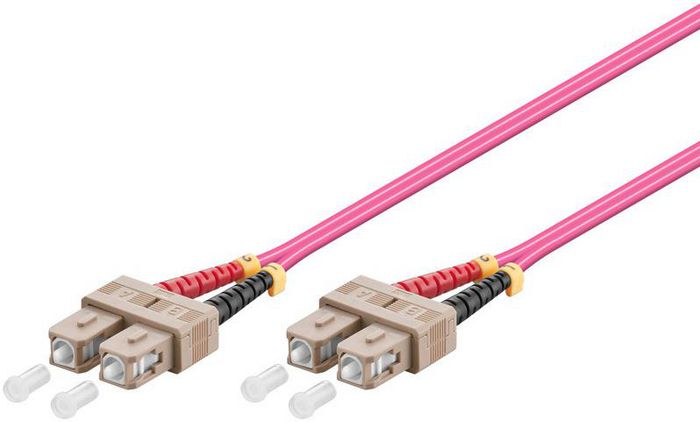 MicroConnect Cable de Fibra Óptica OM4 Dúplex SC-SC 7m Violeta MicroConnect Cable de Fibra Óptica OM4 Dúplex SC-SC 7m Violeta
