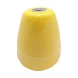 F-Line Portalámparas cerámico vintage amarillo E27