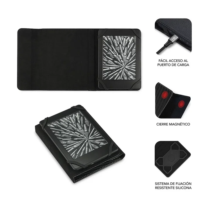 Subblim Clever Ebook Case Negro 6 pulgadas