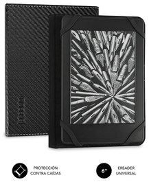 Subblim Clever Ebook Case Funda para E-reader 6 pulgadas Negro