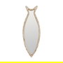 Espejo Pez Blanco Rozado Madera 24,50 X 2 X 64 cm