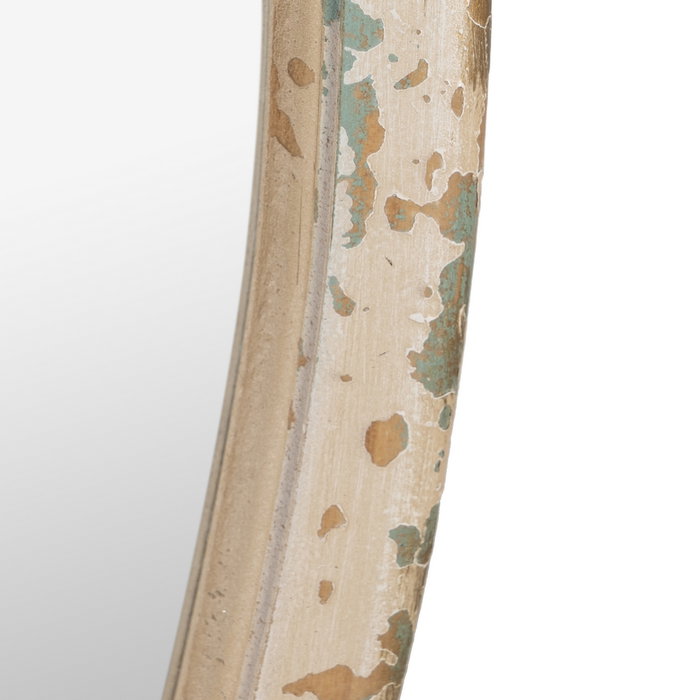 Espejo Pez Blanco Rozado Madera 24,50 X 2 X 64 cm