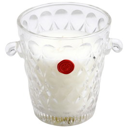 Home Deco Factory Vela Perfumada Higo con Cubitera de Vidrio 3 Mechas 700g Duración 50 Horas