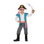 My Other Me Disfraz Pirata Niño Gorro Camisa Chaleco Faja Pantalón Cubrebotas Talla 10-12