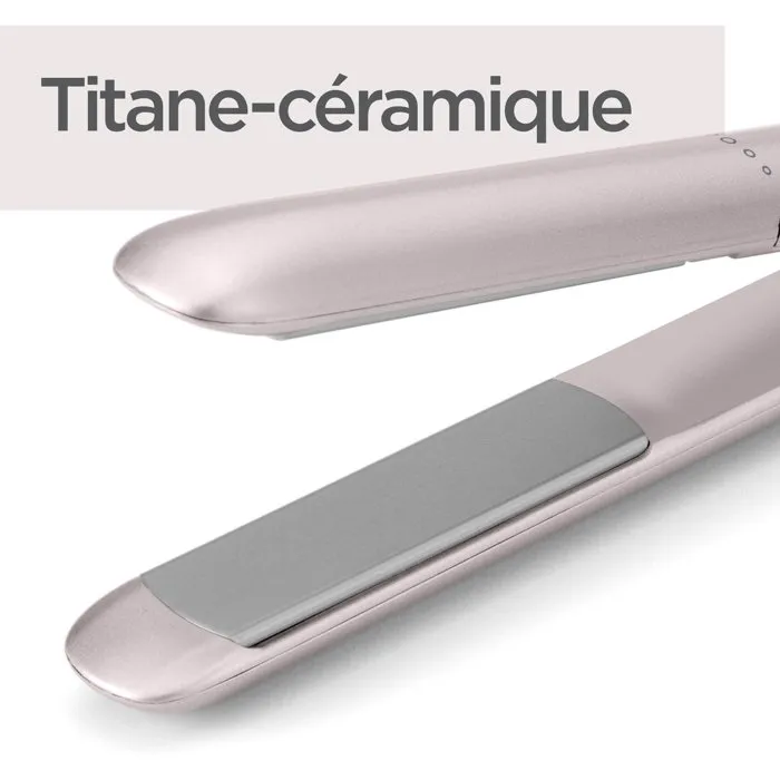 Babyliss Plancha de Pelo ST516E Placas Cerámica Titanio 180-235°C Calentamiento Rápido