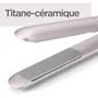Babyliss Plancha de Pelo ST516E Placas Cerámica Titanio 180-235°C Calentamiento Rápido