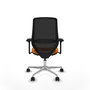 PIQUERAS Y CRESPO Silla de oficina Mardos Naranja y Negro