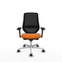 PIQUERAS Y CRESPO Silla de oficina Mardos Naranja y Negro