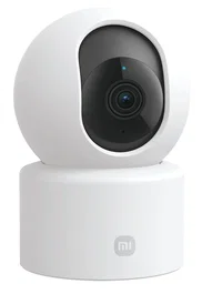 Xiaomi Smart Camera C201 - Cámara de Seguridad IP Interior Esférica 2K 1080p, PTZ, WiFi, Visión Nocturna IR, Compatible con Alexa y Google Assistant, Blanco