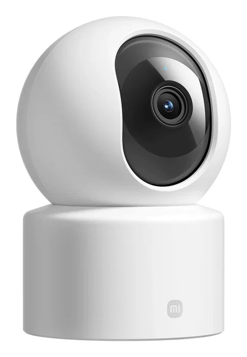 Xiaomi Smart Camera C201 - Cámara de Seguridad IP Interior Esférica 2K 1080p, PTZ, WiFi, Visión Nocturna IR, Compatible con Alexa y Google Assistant, Blanco