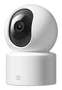 Xiaomi Smart Camera C201 - Cámara de Seguridad IP Interior Esférica 2K 1080p, PTZ, WiFi, Visión Nocturna IR, Compatible con Alexa y Google Assistant, Blanco