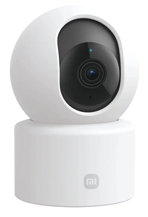 Xiaomi Smart Camera C201 - Cámara de Seguridad IP Interior Esférica 2K 1080p, PTZ, WiFi, Visión Nocturna IR, Compatible con Alexa y Google Assistant, Blanco