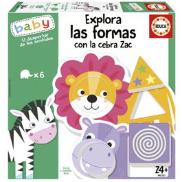 EDUCA BORRAS Explora las formas con la Cebra Zak