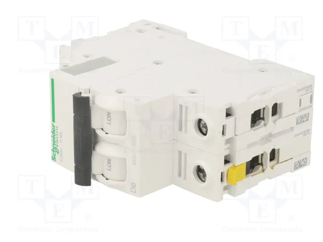 SCHNEIDER ELECTRIC ACTI9 iC60N Interruptor magnetotérmico 2 polos 6A Caract D