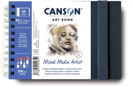 CANSON - GUARRO Cuaderno Mix Media Artist 14,8x21 28h 300g grano fino