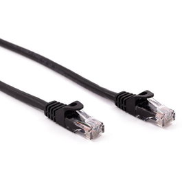 Nilox Cable de Red Latiguillo RJ45 Cat.6 UTP Negro, 1 Metro