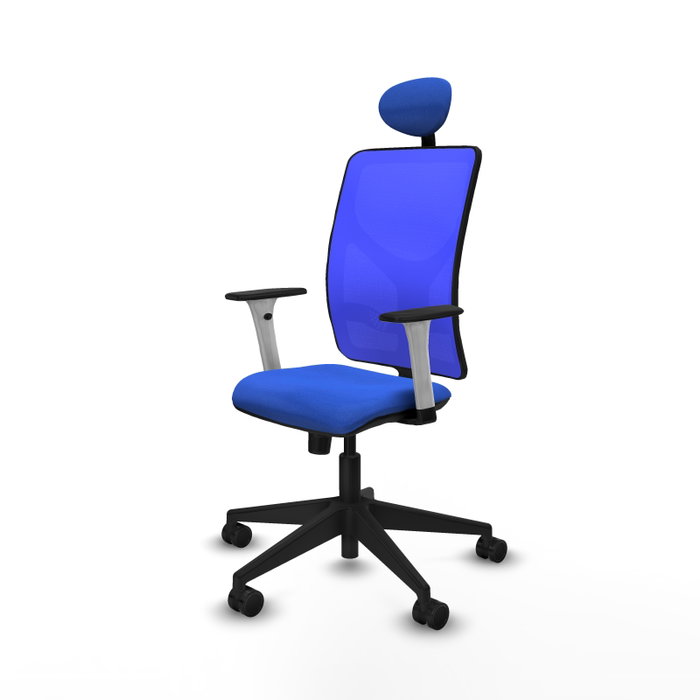 PIQUERAS Y CRESPO Silla de oficina Motilla Azul con Mecanismo Sincro PIQUERAS Y CRESPO Silla de oficina Motilla Azul con Mecanismo Sincro