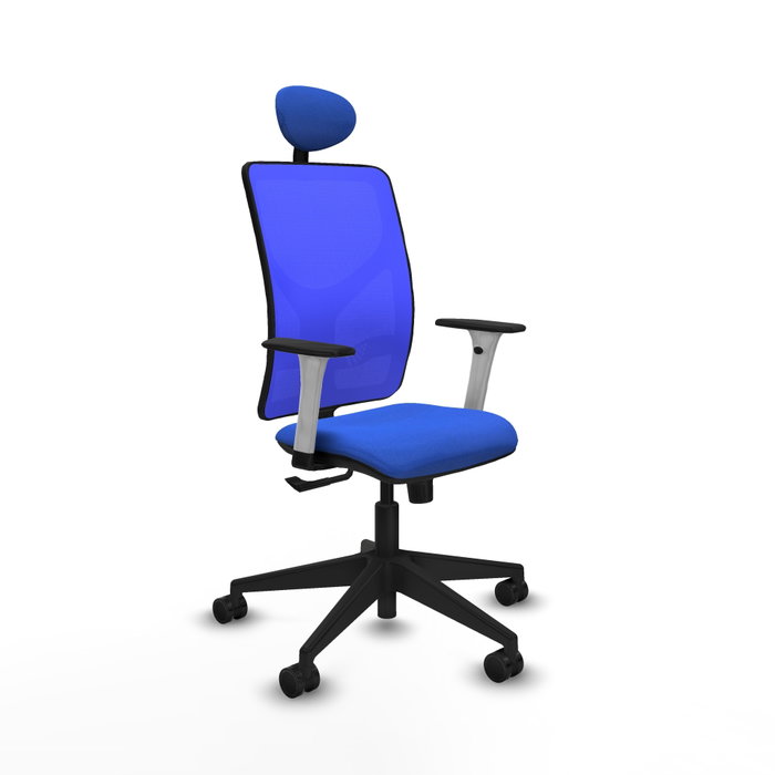 PIQUERAS Y CRESPO Silla de oficina Motilla Azul con Mecanismo Sincro PIQUERAS Y CRESPO Silla de oficina Motilla Azul con Mecanismo Sincro