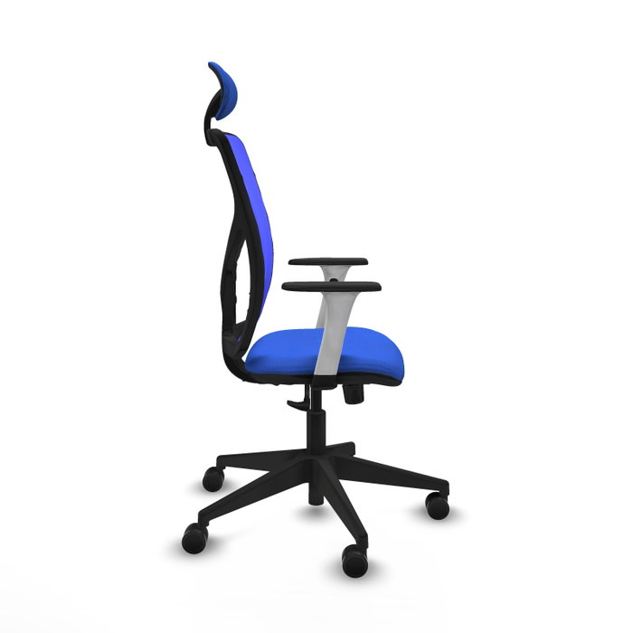 PIQUERAS Y CRESPO Silla de oficina Motilla Azul con Mecanismo Sincro PIQUERAS Y CRESPO Silla de oficina Motilla Azul con Mecanismo Sincro