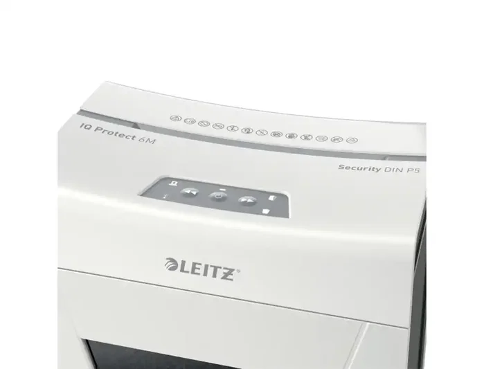 LEITZ Protect 6M Microcorte P5 Blanco y Gris