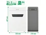 LEITZ Protect 6M Microcorte P5 Blanco y Gris