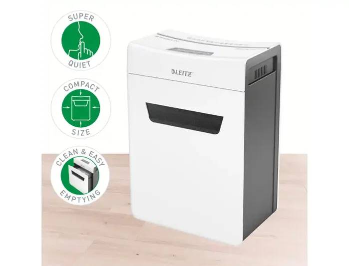 LEITZ Protect 6M Microcorte P5 Blanco y Gris