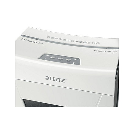 LEITZ Protect 6M Microcorte P5 Blanco y Gris