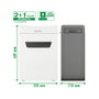 LEITZ Protect 6M Microcorte P5 Blanco y Gris