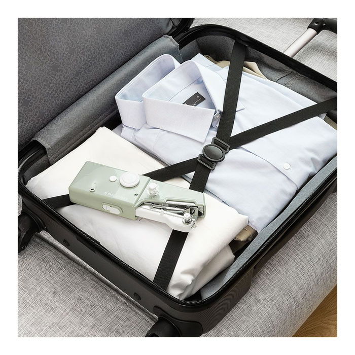 Innovagoods V0103018 Máquina de Coser de Mano Portátil Compacta y Ligera para Todo Tipo de Telas