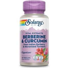 SOLARAY Berberine - Curcuma 600mg 60 Cápsulas Vegetales