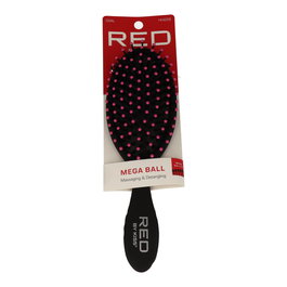 Red Kiss 1 Cepillo Antifrizz Oval para Todo Tipo de Cabello, Desenreda, Masajea y Aporta Brillo