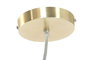 DKD Home Decor Lámpara de Techo de Cristal y Metal con Bolas, Dorado