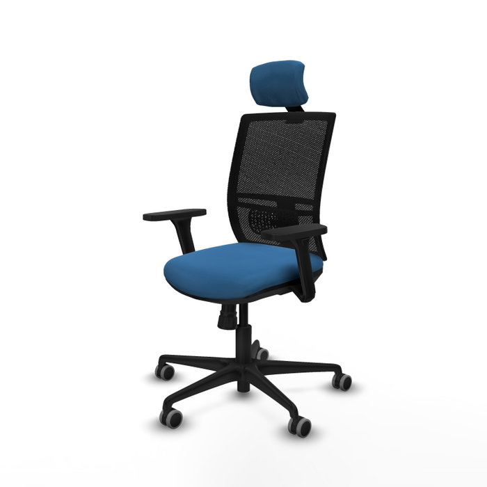 PIQUERAS Y CRESPO Silla de oficina Yunquera Azul claro/Negro PIQUERAS Y CRESPO Silla de oficina Yunquera Azul claro/Negro