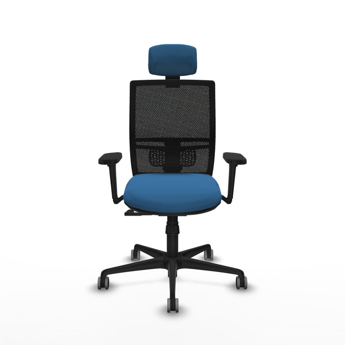 PIQUERAS Y CRESPO Silla de oficina Yunquera Azul claro/Negro PIQUERAS Y CRESPO Silla de oficina Yunquera Azul claro/Negro