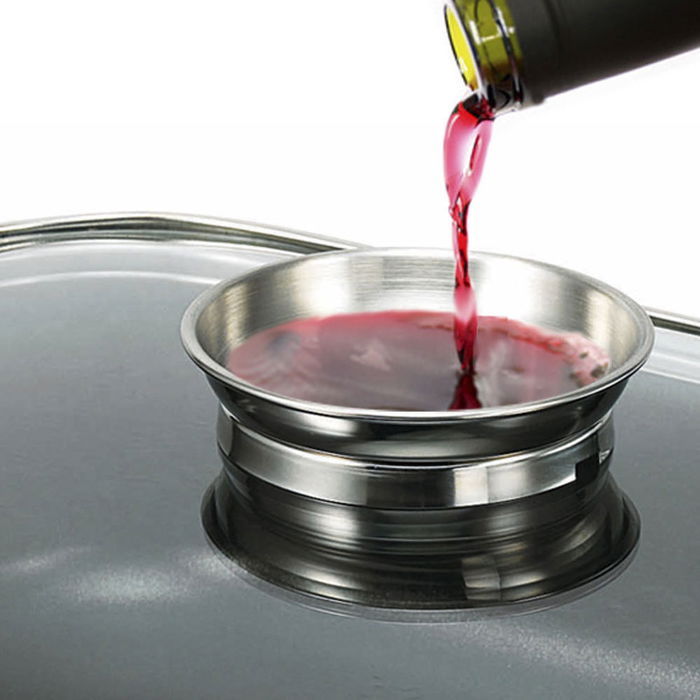 GSW Cocotera Oval 42X27 Inducción Granit con Greblon Ceramic Interior Efecto Piedra (2 Unidades)