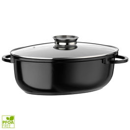 GSW Cocotera Oval 42X27 Inducción Granit con Greblon Ceramic Interior Efecto Piedra (2 Unidades)