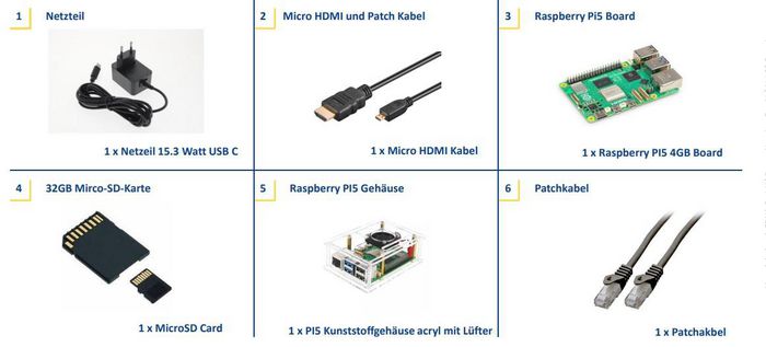 Raspberry Pi Raspberry Pi Pi PI5 - 4GB-EINSTIEG KIT Raspberry Pi Raspberry Pi Pi PI5 - 4GB-EINSTIEG KIT