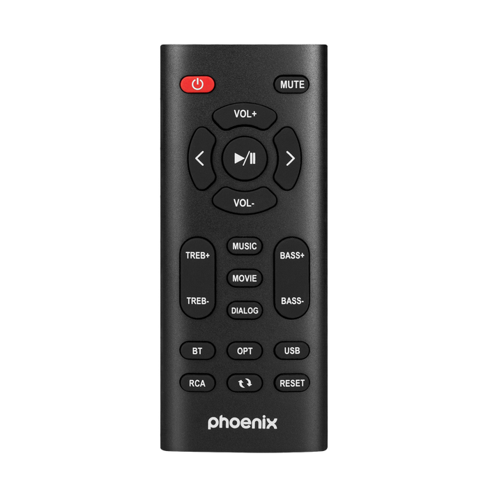 Phoenix technologies Altavoces de Estudio Phoenix Sonika 50W Bluetooth 5.0 USB RCA Óptica