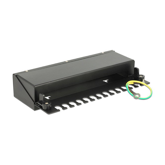 DeLOCK Patchpanel Keystone Desktop 12 Port Schwarz 43339 DeLOCK Patchpanel Keystone Desktop 12 Port Schwarz 43339