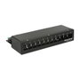 DeLOCK Patchpanel Keystone Desktop 12 Port Schwarz 43339