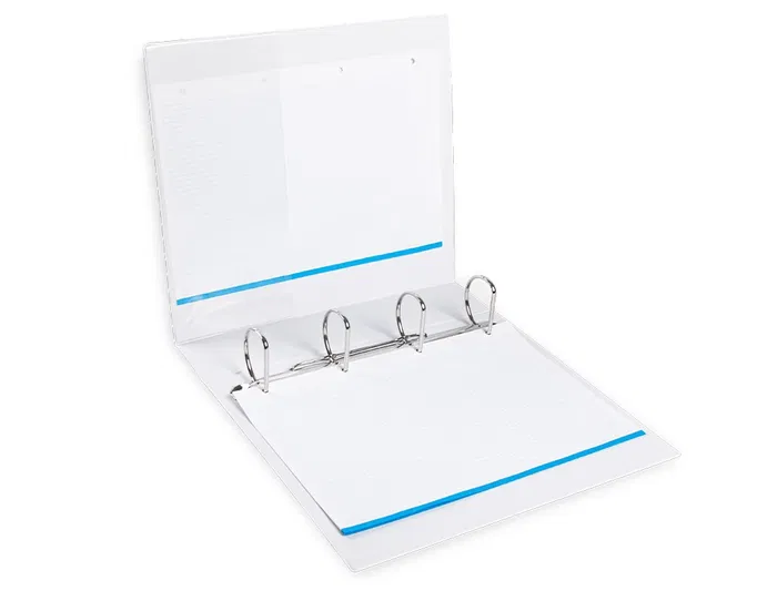 Liderpapel Carpeta Canguro 4 Anillas Mixtas 55mm A4 Plástico Color Blanco Liderpapel Carpeta Canguro 4 Anillas Mixtas 55mm A4 Plástico Color Blanco