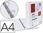 Liderpapel Carpeta Canguro 4 Anillas Mixtas 55mm A4 Plástico Color Blanco Liderpapel Carpeta Canguro 4 Anillas Mixtas 55mm A4 Plástico Color Blanco