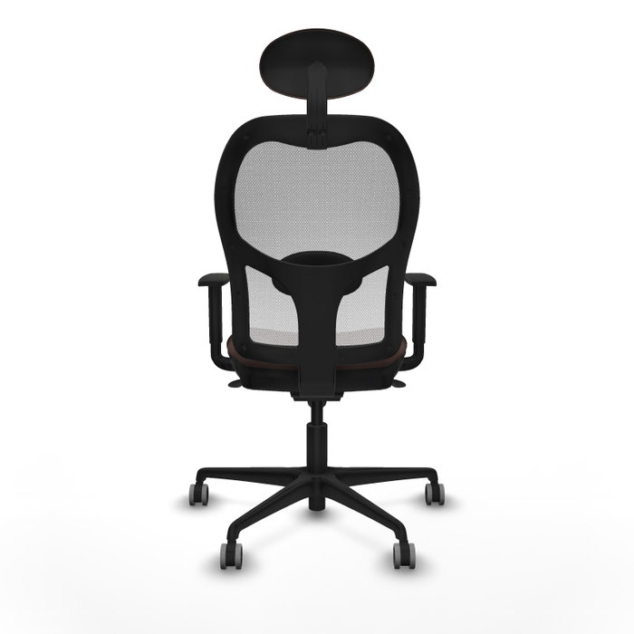 PIQUERAS Y CRESPO Silla de oficina Jorquera Marrón y Blanco